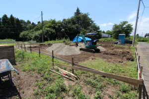 鍋掛の平屋の家～基礎工事着工しました