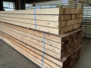 大田原市M様邸・家の中に外を感じる平屋～構造材入荷