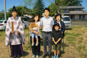 大田原市M様邸・家の中に外を感じる平屋～地鎮祭